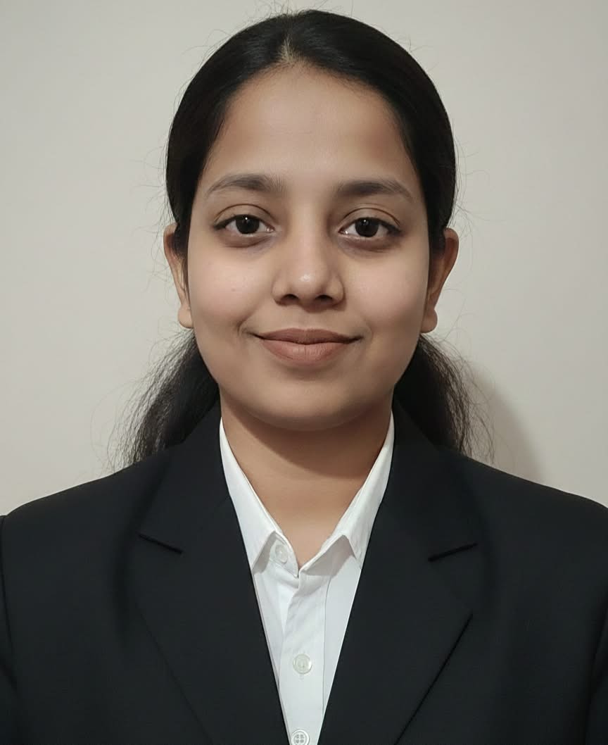 Saumya Singh, Matrimonial and DRT Expert, in a dark blazer and white shirt